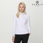 데니스골프 DENNIS 여성 기본베이직 긴팔카라티 NAPFLTS065