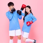 포스 포스 축구복 긴팔티 하의 세트 맨시티H 유니폼 슬리브티