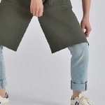 월드온 플라스틱 버클형 방수 앞치마 밴드 바리스타 앞트임 무빙 카페 미술 공방 어린이집 주방 작업 미