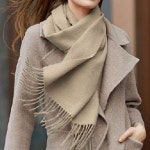 여성 여자 커플 캐시미어 머플러 목도리