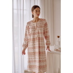 비너스 겨울원피스홈웨어 노르딕 밍크극세사 여성 원피스홈웨어- VGN4487