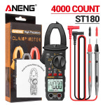 ANENG 카운트 디지털 클램프 계량기 AC 전류 멀티미터 전류계 전압 테스터 자동차 Amp Hz 커패시턴스 NCV 옴 도구 ST180 4000