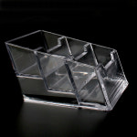 아크릴 명함꽂이 3단