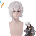 2023 페이트 그랜드 오더 카닥 젬루푸스 짧은 가발 코스프레 FGO 남성 내열성 헤어 파티 역할 놀이