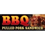 Generic 4 Less Co 45 7x121 18x48 BBQ 풀 포크 샌드위치 비닐 배너 사인 그로밋 스몰