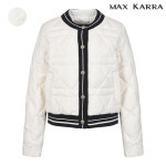 막스카라 막스카라 요꼬 시보리 배색 구스 다운 자켓 M34PDJ703ME