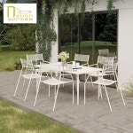 야외철제테이블 세트 정원 심플 티테이블 북유럽 철제