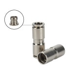 PU 황동 금속 공압 퀵 커플링 스트레이트 스루 에어 컴프레서 커넥터 4 10