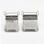 대흥 4분할 타공 스텐 사각 수저통 520KGU15