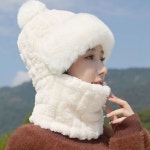 겨울 꽈배기 뽀글뽀글 겨울필수템 털방울 넥워머 모자