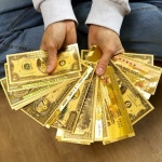 돈들어오는 재물 금전 부적 행운의 친구 개업 선물 100억 가짜 수표 사업 부자 되는 KK0165