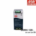 MEAN WELL 변환기 전원 장치 초광각 입력 레일 DC-DC 컨버터 12V 24V 32V 48V 120W DDRH-120