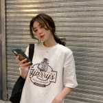 해리스 빈티지스타일 라운드넥 루즈핏 반팔 티셔츠 FR-161826