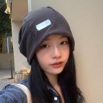 여성 모자 메탈 비니 캐주얼 데일리 포인트 1P