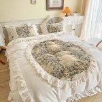 이자벨로아 델리아 프릴 극세사 베딩 이불 세트