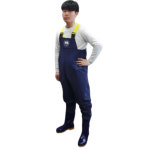 PVC 수산업 갯벌 남여공용 원터치 가슴장화 주방용 방수화 경량