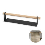 부착식 수건 행주 걸이-검정