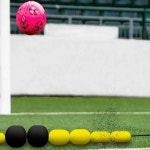 훈련용품 굴절 불규칙 반응속도 플레이트 선수 골대 1 골키퍼 트레이닝 바운스 체인 노란색과 검은