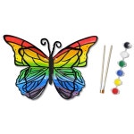 유치원 운동회용 대형 나비날개 물감채색 꾸미기 3개 과학캠프 도안붙이기 미술수업 1개 DIY 입체 나비 날개 물감