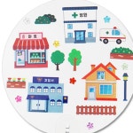 달빛M 우리동네 지도부채 5인 어린이집만들기키트 유아만들기놀이