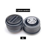 WASOURLF 2 PCS 물 절약 수도꼭지 통풍기 6L 일반 M16 5 남성 스레드 탭 부품 고품질 주방 액세서리 피팅