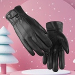 남자 양가죽 기모 털장갑