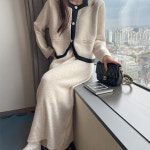 모니카룸 55 77 지엘라 가디건 스커트 세트