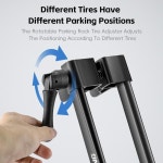 서쪽 자전거 이중 극 주차 랙 접이식 실내 보관 스탠드 MTB 도로 사이클링 액세서리