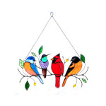 벽걸이 새장식 4마리