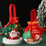 크리스마스 복주머니 선물주머니 사탕주머니 벨벳 산타클로스 크리스마스 선물 가방 성탄절 어린이집