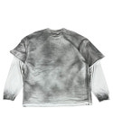 스케이터락 Classic Cross Grunge Layered T-shirt off 000-1247OF