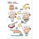 꾸밈인스 꾸밈인스스티커 새우캐릭터 A0851