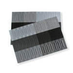 방수 테이블매트 검정줄무늬