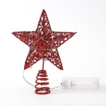 샤인스타 LED 트리 탑별 장식 꼭대기별 트리토퍼