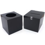 블랙 아크릴 응모함 모금함 200