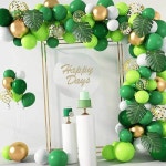 몬스테라 그린 파티 풍선 세트 생일풍선세트