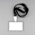 아크릴 PTDWRHLO 사원증 명찰 목걸이 가로형