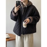 여성 퀼팅 점퍼 다이아몬드 패딩 코트 겨울 캐쥬얼 데일리룩 JEYE8
