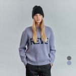 마인드브릿지 레터링 자카드 오버핏 니트 MYKT7207