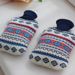 1 1 NEW 한양 보온 물주머니 체크니트 2L 온도표시 X 온수찜질팩 찜질팩 핫팩 보온주머니