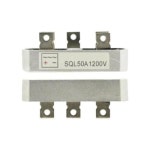알루미늄 금속 케이스 3 상 다이오드 브리지 정류기 50Amp 모듈 50A 개 SQL50A 1200V 1