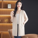 여자 가을 가디건 치수 아우터 롱 캐주얼 숄 니트 긴팔 코트 어나더3