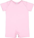 RABBIT SKINS 유아용 100 면 프리미엄 저지 반소매 롬퍼