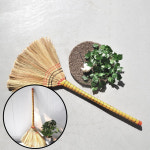 건설현장 사무실청소 잘쓸리는 천연갈대 빗자루 어린이집 주민센터 음식점 1개