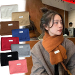 페이딩 니트머플러 남녀 공용 보온 목도리 니트목도리