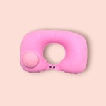 펌프 내장 휴대용 목베개 쿠션 1P