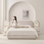 보니애가구 다니 패브릭 호텔 침대 프레임 Q(퀸)