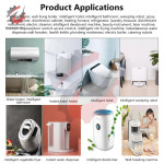 직류 3V 24V 물흐름 스위치 POM 식품급 재료 액체 유량 센서 커피머신용 미니 SEN-HZ06D