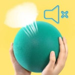경량 고밀도 사일런트 농구 공 튀는 실내 훈련 야외 스포츠 7 Yellow-15cm