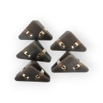 심플 투명 삼각형 다용도 사이드 클립 5P